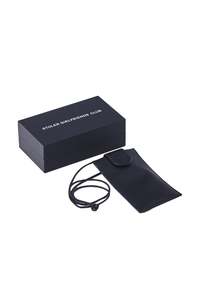 Accessories: EYEWEAR FAUX LEATHER CASE