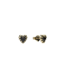 MINI LOVE CLAW STUD EARRINGS - GOLD PLATED