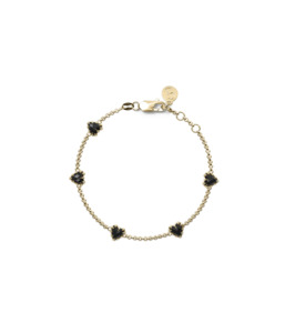 Jewellery: LOVE CLAW INFINITY CHAIN BRACELET - GOLD PLATED
