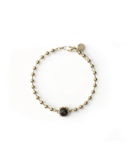 BABY CLAW BALL CHAIN BRACELET - GOLD PLATED