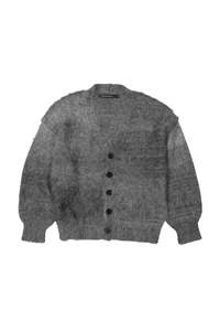 Mens Sweaters: ALTERED STATE CARDIGAN - GREY FADE