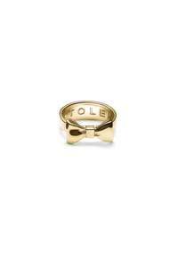 Rings: BOW RING - GOLD PLATED