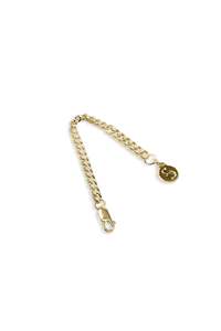 Bracelets: EXTENDER CHAIN - WIDE CURB GOLD PLATED