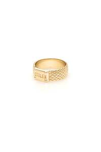 SNAKE BAND SLIM - 9K GOLD