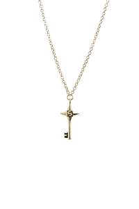 LOVE KEY NECKLACE GOLD PLATED