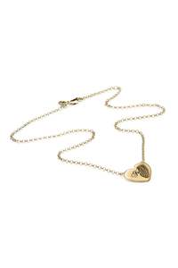 Gold Plated Rings 1: WARM WELCOME HEART NECKLACE GOLD PLATED