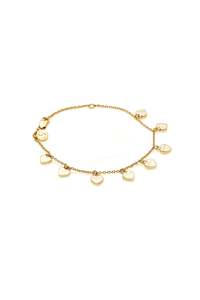 Gold Plated Bracelets: STOLEN HEART BRACELET - GOLD PLATED