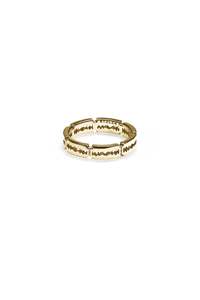 Gold Plated Rings: STOLEN RAZOR ETERNITY RING - GOLD PLATED