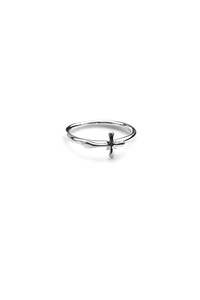 Mini Rings: MICRO GOTHIC CROSS RING