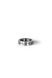 Mens Rings: STARSTRUCK IMPRINT BAND