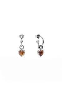 Anchor Sleeper Earrings: LOVE CLAW ANCHOR EARRINGS CITRINE