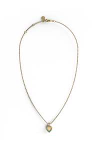 Love Claw Necklaces: LOVE CLAW NECKLACE BELLO OPAL - GOLD PLATED