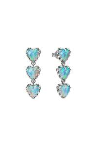 Love Claw Earrings: LOVE CLAW DROP EARRING BELLO OPAL