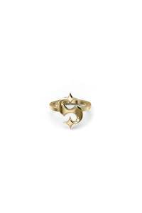 VEILED HEARTS RING - GOLD PLATED