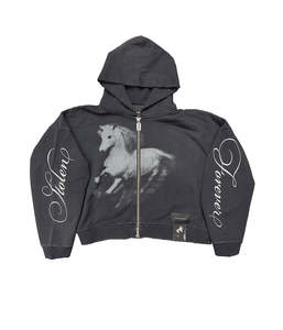 GOTH SPIRIT HOOD - ZIP THRU