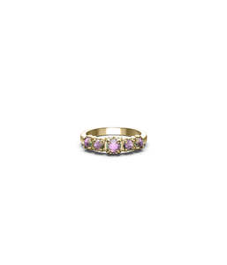 HALO CLUSTER RING MYSTIC QUARTZ - GOLD VERMEIL