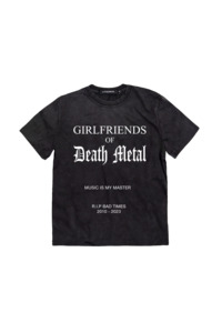 GIRLFRIENDS OF DEATH METAL RELAXED T-SHIRT