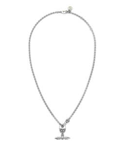 SPIKED FOB NECKLACE