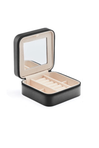 TRAVEL JEWELLERY BOX - BLACK