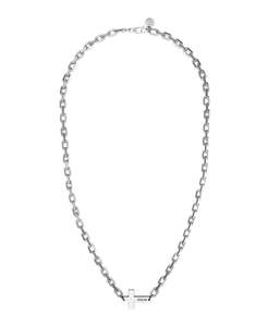 Necklaces: FALLING CROSS MAXI NECKLACE