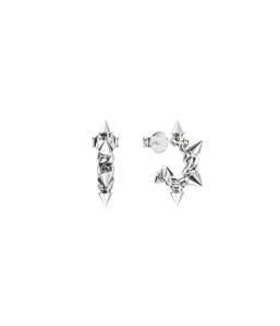 SPIKED HOOP EARRINGS