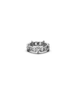 MIDNIGHT CROSS CURB RING