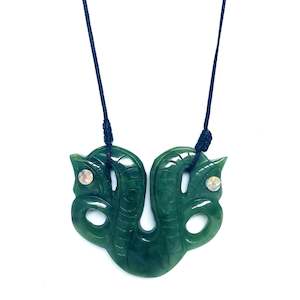 Greenstone Pounamu: NZ Greenstone Breast Plate - 60mm
