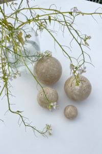 Travertine Sphere - Set