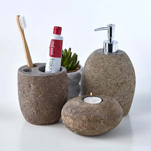 Luxury 3 Piece Raw Stone Bathroom 100mL Set