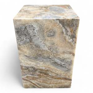 Luxury Onyx Side Table 45cm x 30cm x 30cm (2902)