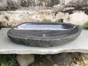 Giant Basins 1 Metre: Extra Large and Elegant Stone Basin 102cm x 45cm x 14.5cm (1940)
