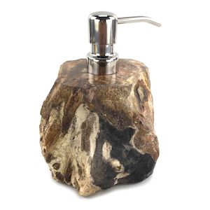 Luxury Petrified Wood Soap & Lotion Dispenser 100mL (1772)