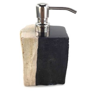 Luxury Petrified Wood Soap & Lotion Dispenser 100mL (1770)