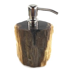 Luxury Petrified Wood Soap & Lotion Dispenser 100mL (1769)