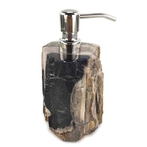 Luxury Petrified Wood Soap & Lotion Dispenser 100mL (1763)