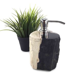Luxury Petrified Wood Soap & Lotion Dispenser 100mL (1760)