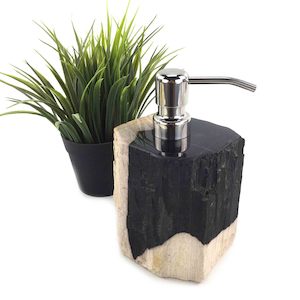 Luxury Petrified Wood Soap & Lotion Dispenser 100mL (1756)