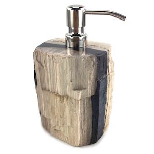 Luxury Petrified Wood Soap & Lotion Dispenser 180mL (1743)