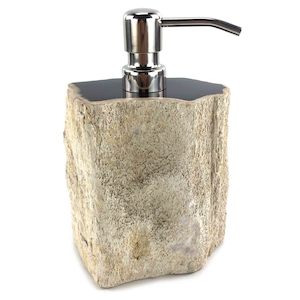 Luxury Petrified Wood Soap & Lotion Dispenser 180mL (1742)