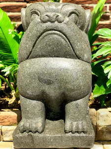 Terrier Hand Carved Stone Sculpture 61cm Height (3005)