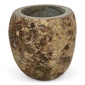 3 Hole Deluxe Toothbrush Holder: Rustic Natural Stone Toothbrush & Toothpaste Holder (2633)