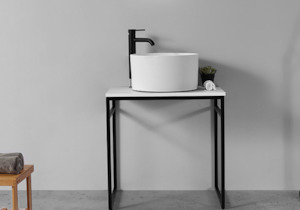 Vanity Countertop Basins: Powder Room Vanity & Bowl - B1156