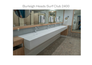 Wall Hung Basins: Ramp Basin 2400mm Wall Hung B2400 (Custom)