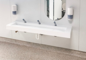Wall Hung Basins: The Ramp Junior 100 Basin 2000mm Wall Hung Stone Basin