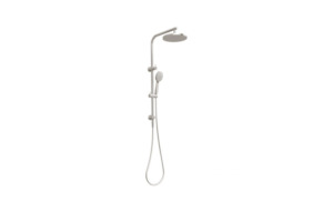 Clearance Sale: Double Circular Shower Column - Brushed Nickel - CLAS20
