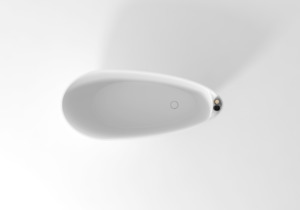 Gia Baths: Gia Unique Egg Shaped Bath - 1600mm - G65177