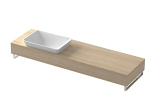 Gia Basins: Wall Hung Vanity - Commercial Basin - 3000mm - G2270F