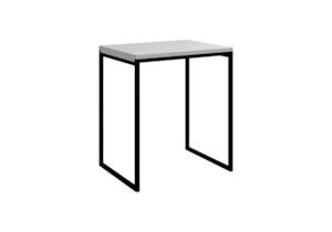 Bathroom Accessories: Matte White Bathroom Stool - 430mm - G01115