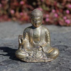 Garden Decor: Brass Buddha