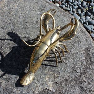 Garden Decor: Brass Lobster